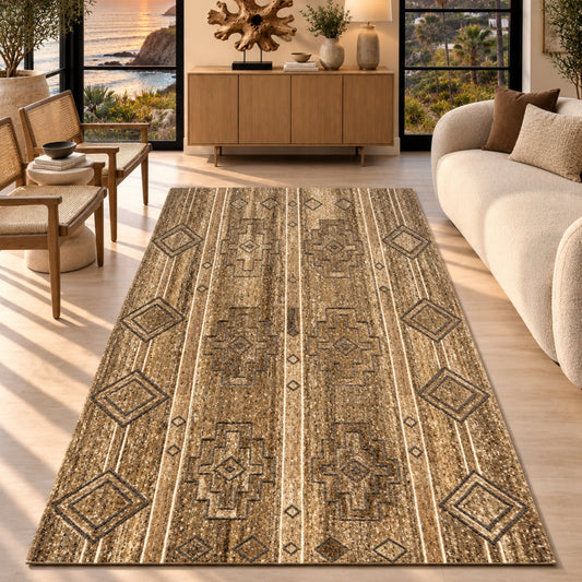 Zarevik Area Rug Chocolate