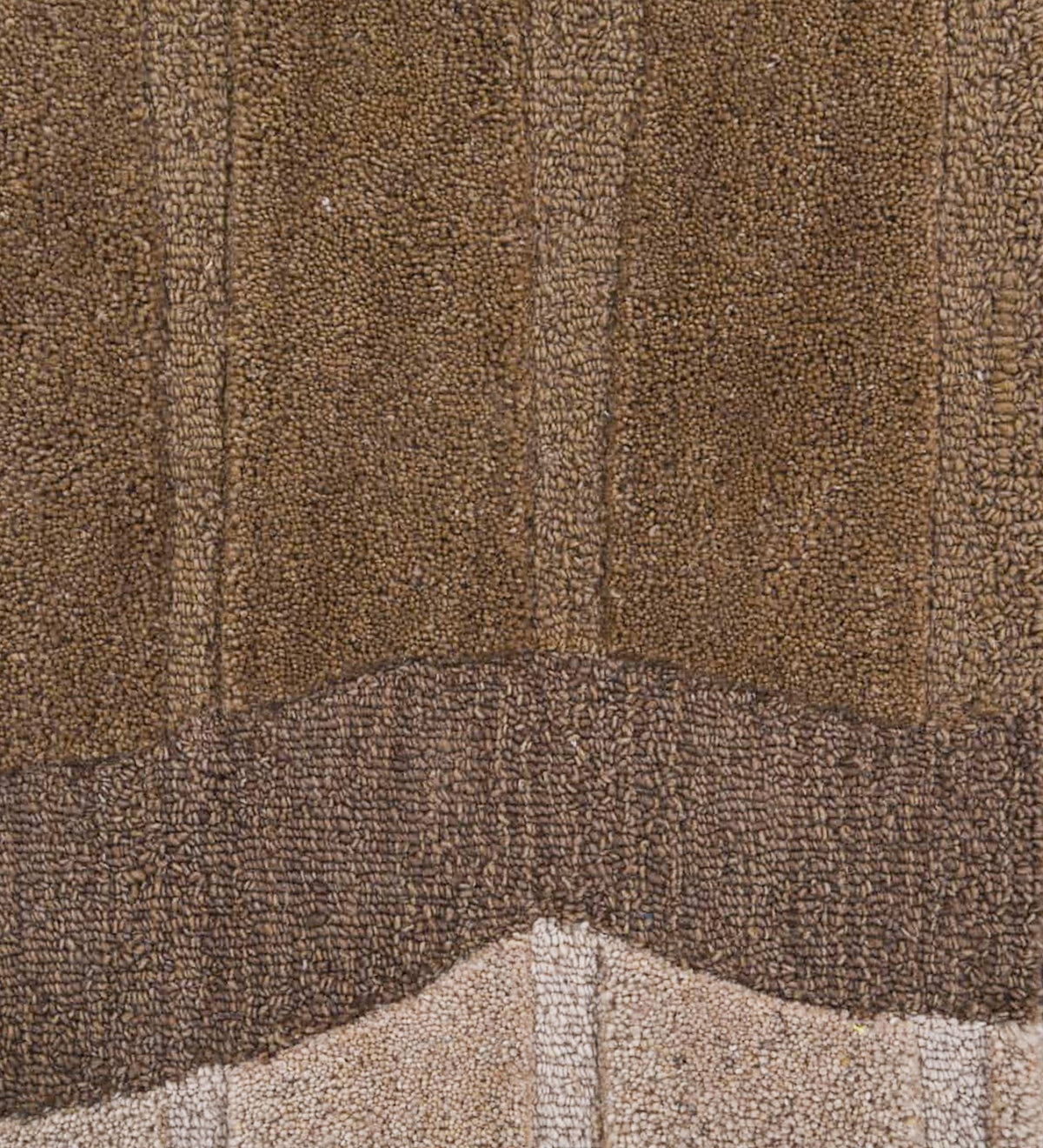 Brown & Tan Wave Stripe Wool Wall Art (2-Panel Set) 8