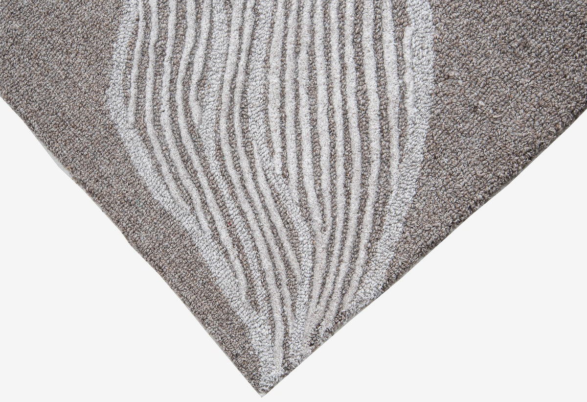 Ivory & Grey Abstract Branch Wool Wall Art 9