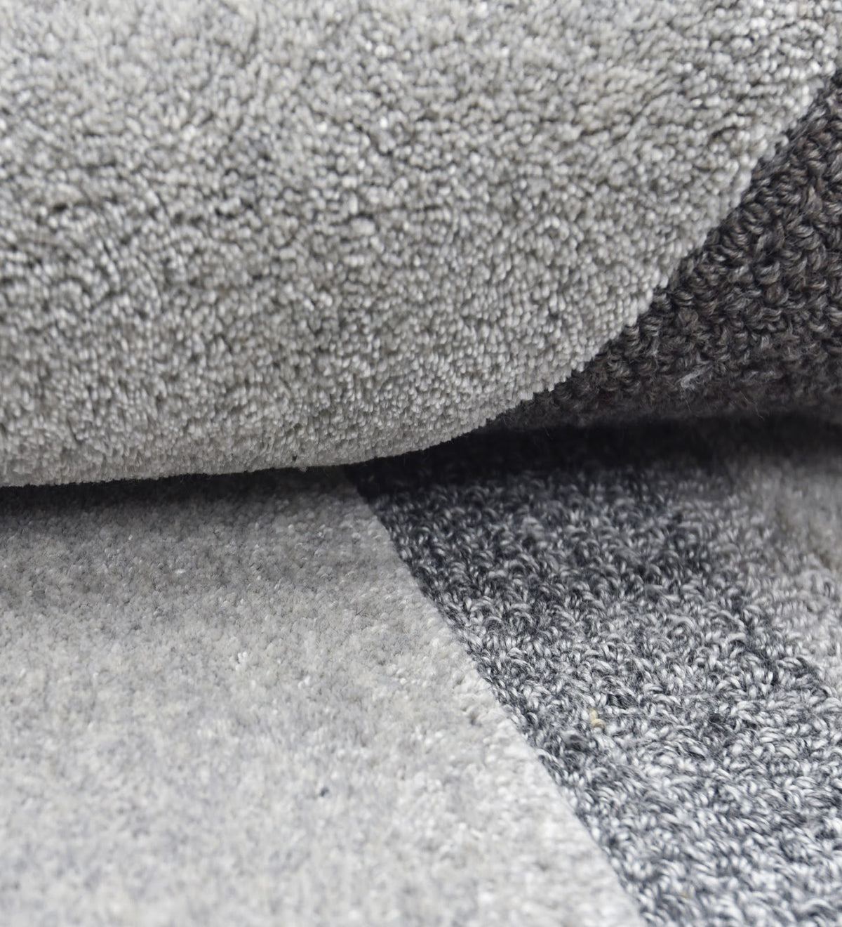 Grey & Charcoal Abstract Geometric Wool Wall Art (2-Panel Set) 5