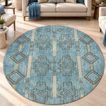 Zarevik Sky Blue Round