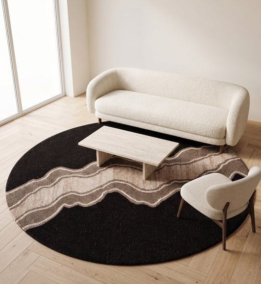 Peousy Round Rug