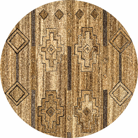 Zarevik brown Mud Round