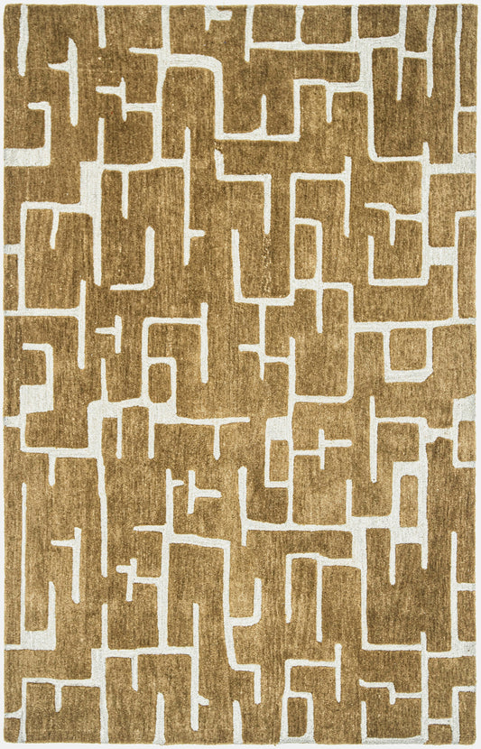 Tavren Geometric Wool Rug